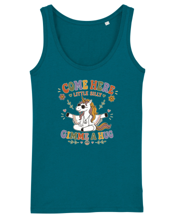 Funny Hippie Unicorn Design for Kindness and Positive Vibes Ocean Depth