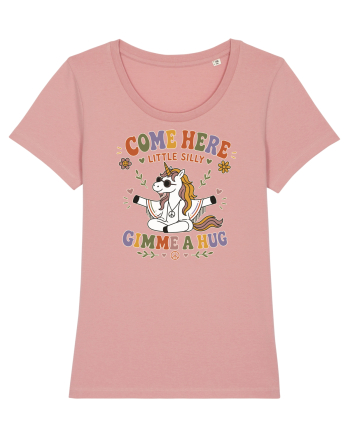 Funny Hippie Unicorn Design for Kindness and Positive Vibes Canyon Pink