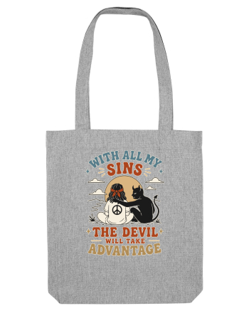 Funny Hippie Humor Design for Free Spirits and Rebel Minds Heather Grey