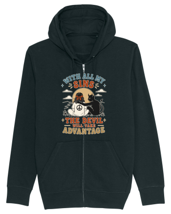 Funny Hippie Humor Design for Free Spirits and Rebel Minds Black