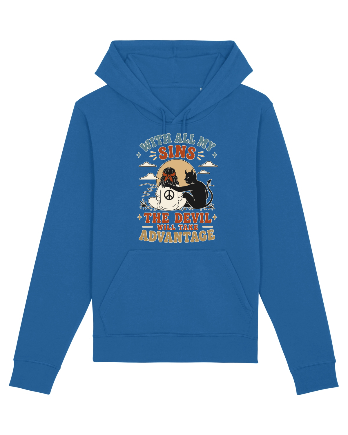 Hanorac Unisex Drummer Royal Blue