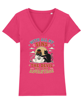 Funny Hippie Humor Design for Free Spirits and Rebel Minds Raspberry