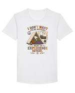 Funny Camping Hippie Unicorn Design for Introverts and Cozy Living Fans Tricou mânecă scurtă guler larg Bărbat Skater