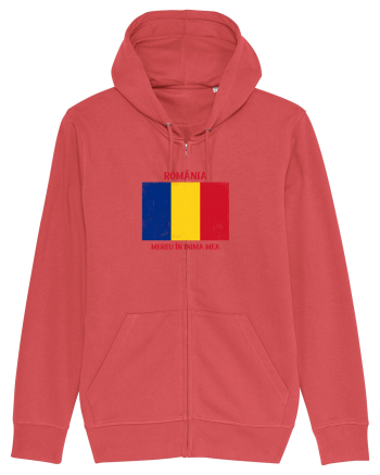Romania in inima mea Carmine Red