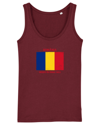 Romania in inima mea Burgundy