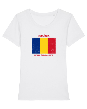 Romania in inima mea White