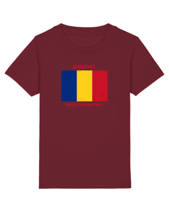 Romania in inima mea Burgundy