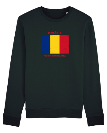 Romania in inima mea Bluză mânecă lungă Unisex Rise