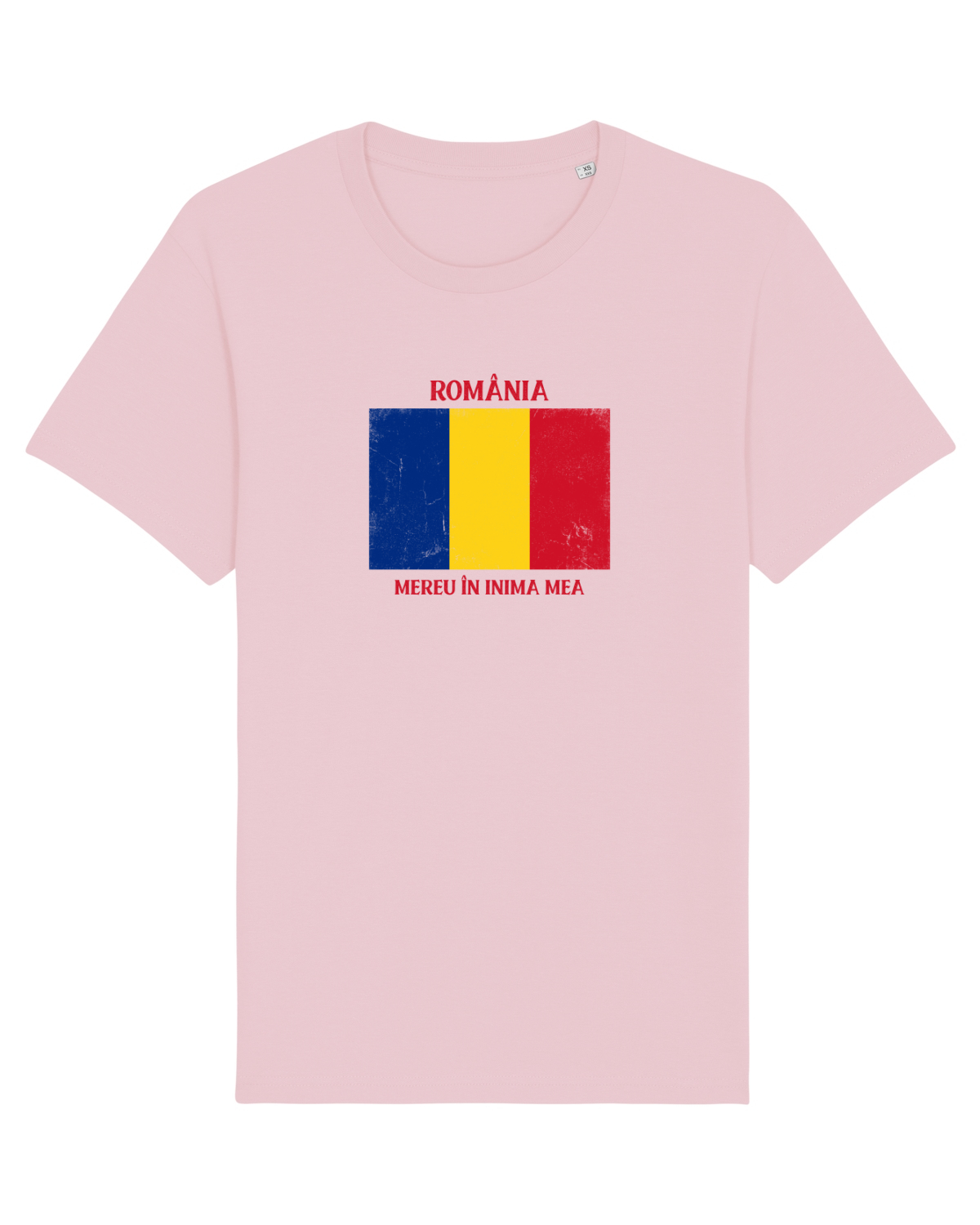 Tricou mânecă scurtă Unisex Rocker Cotton Pink