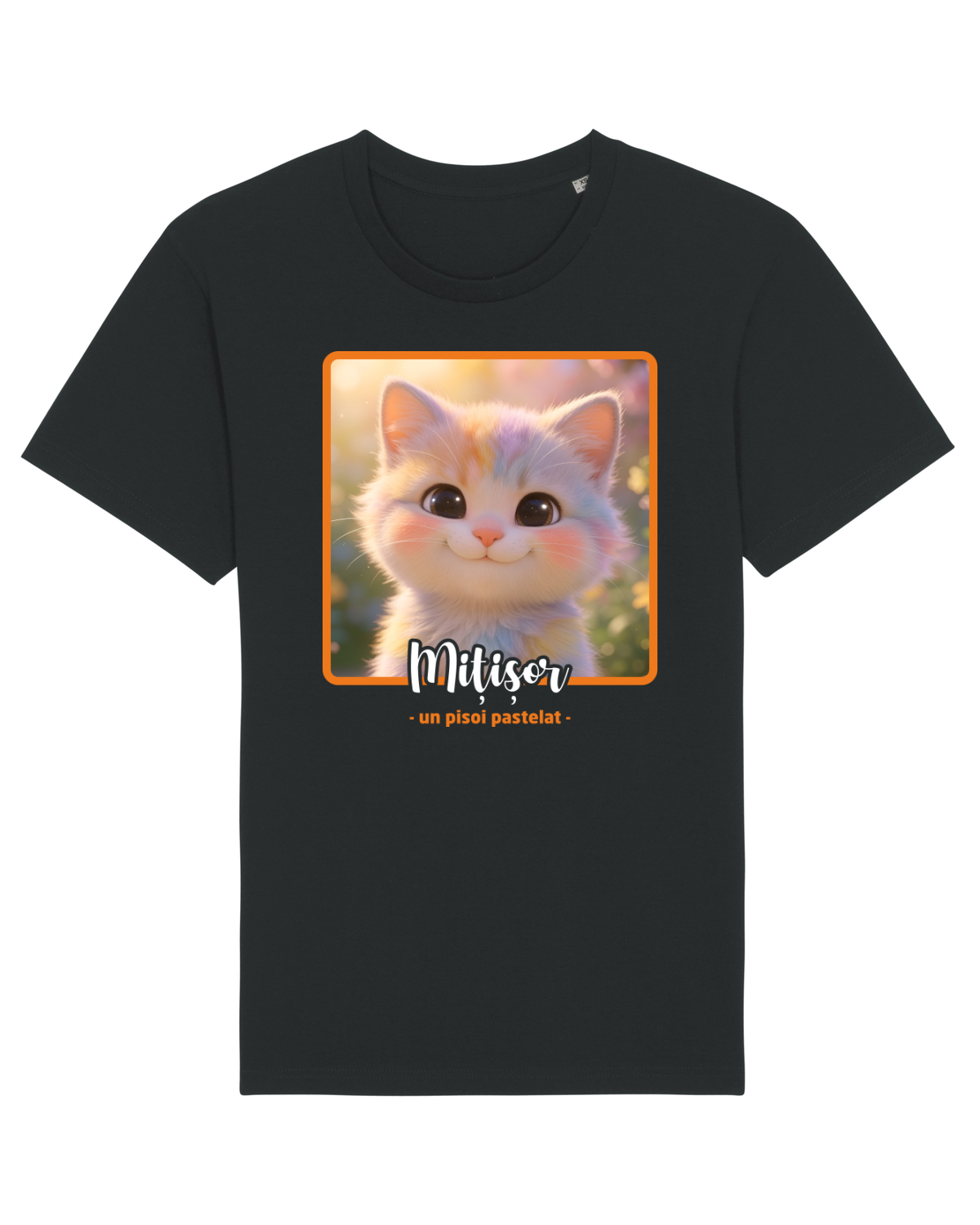 Tricou mânecă scurtă Unisex Rocker Black