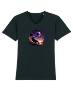 Moon  Tricou mânecă scurtă guler V Bărbat Presenter