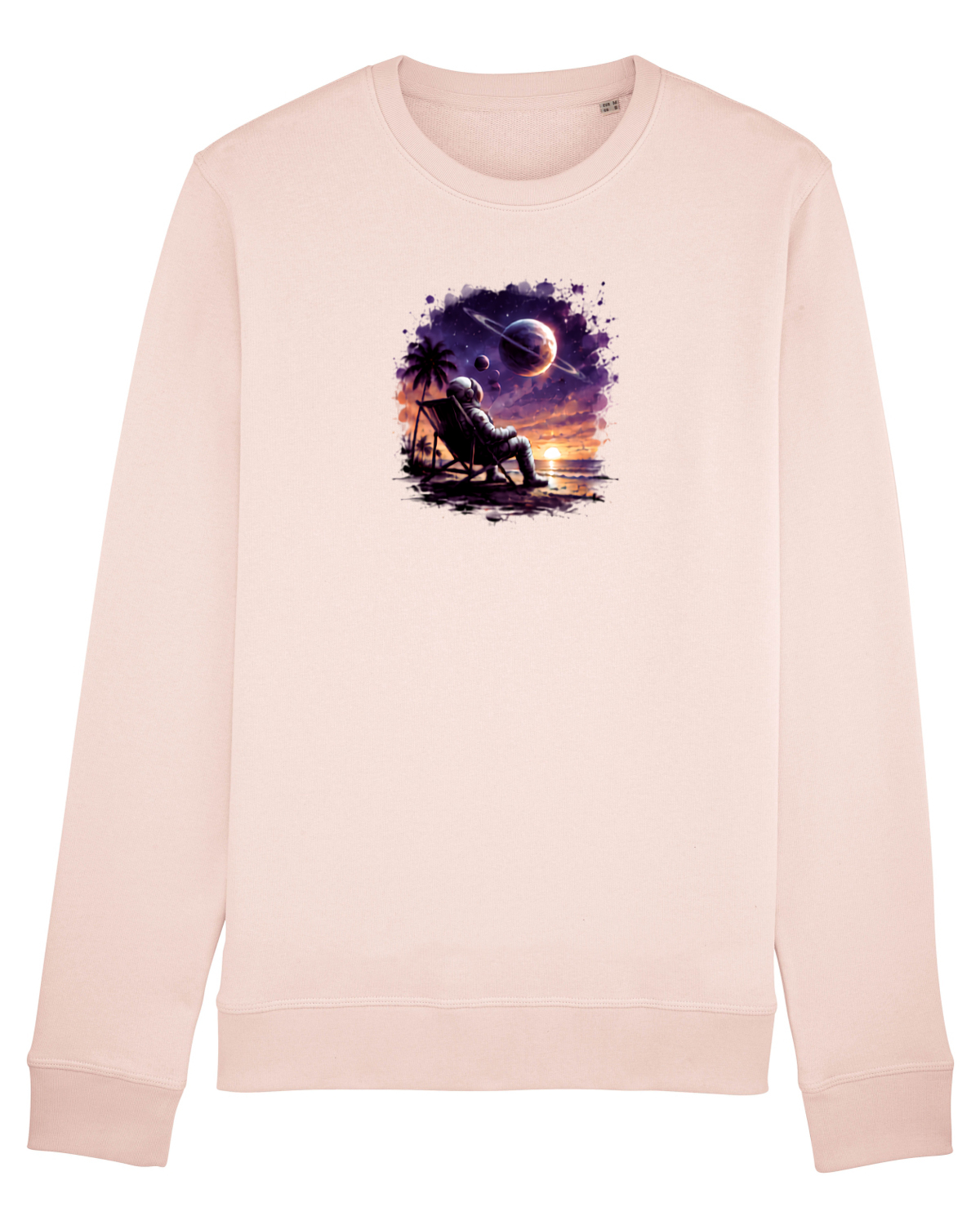 Bluză mânecă lungă Unisex Rise Candy Pink