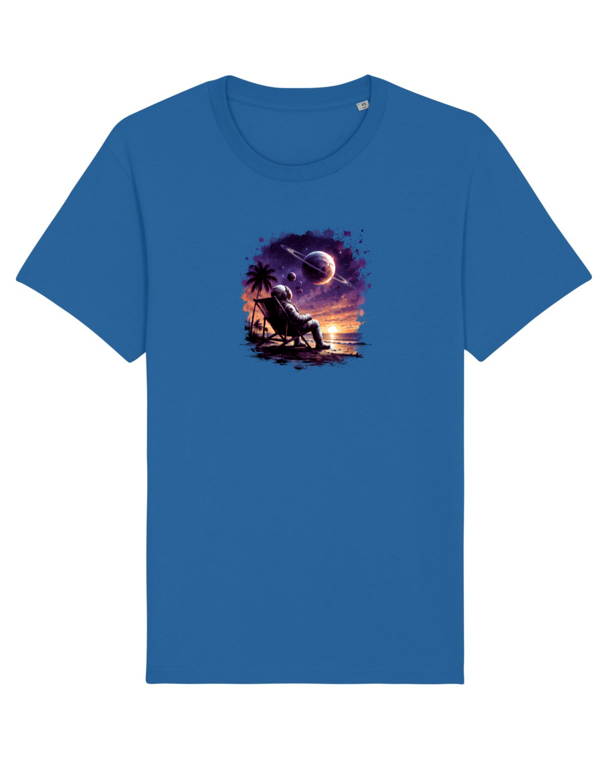 Tricou mânecă scurtă Unisex Rocker Royal Blue