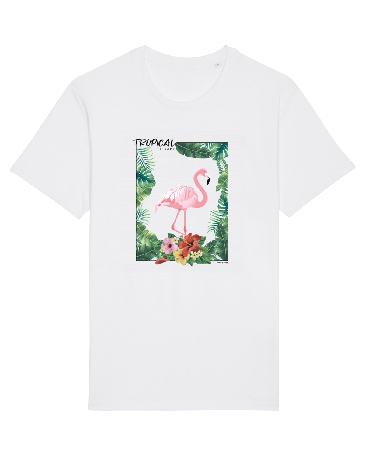 Tricou mânecă scurtă Unisex Rocker White