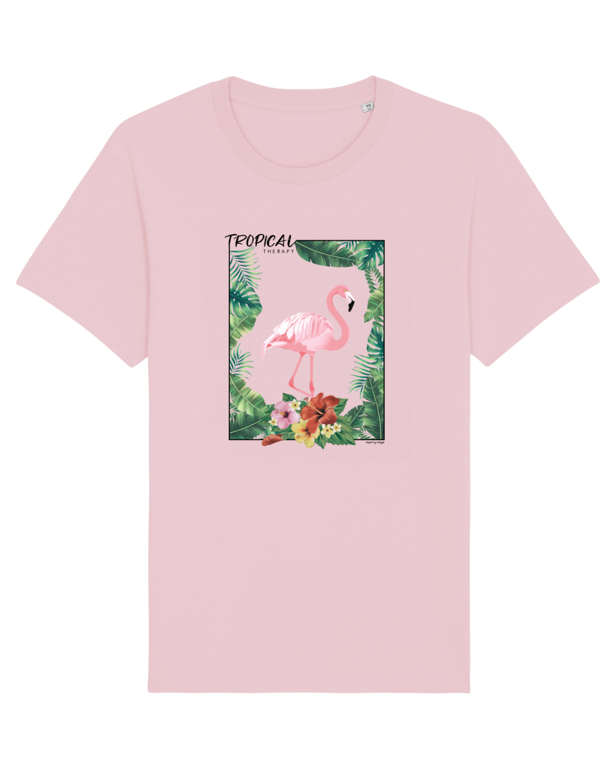 Tricou mânecă scurtă Unisex Rocker Cotton Pink