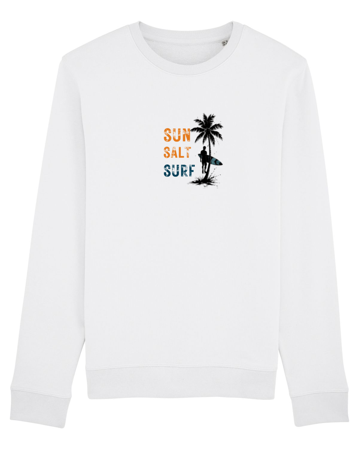 Bluză mânecă lungă Unisex Rise White