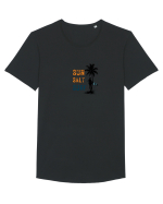Sun. Salt. Surf. Tricou mânecă scurtă guler larg Bărbat Skater
