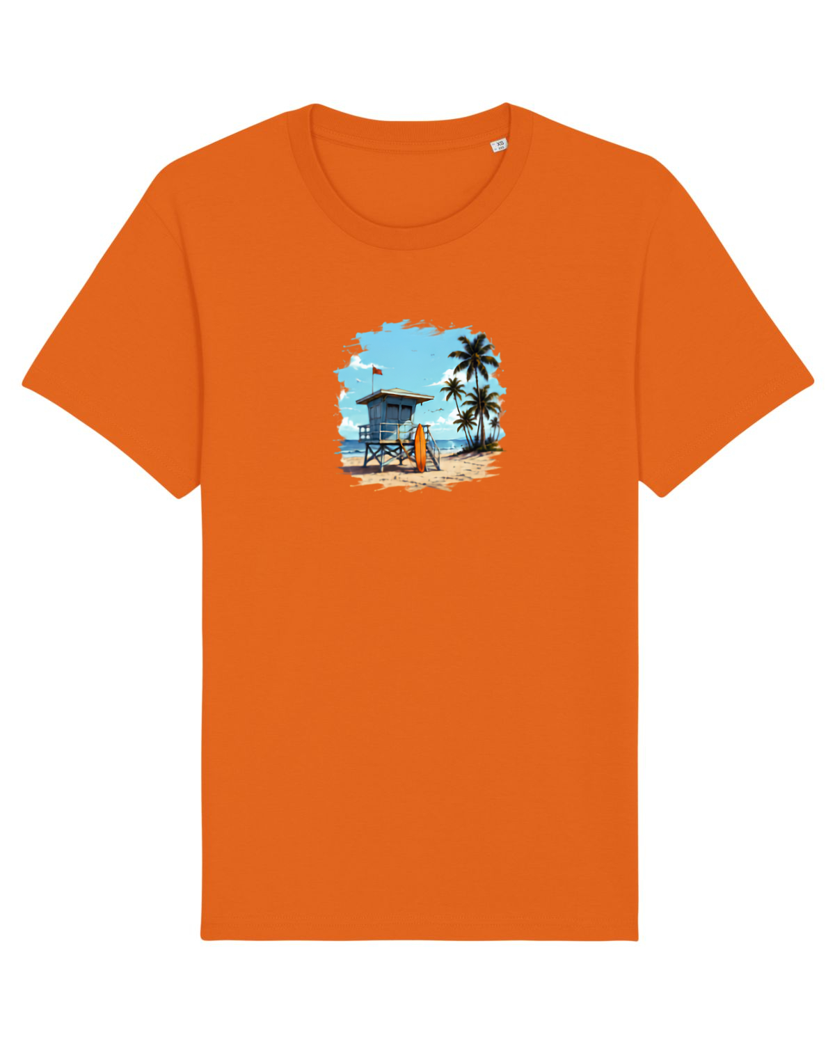 Tricou mânecă scurtă Unisex Rocker Bright Orange
