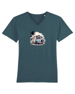 Trip summer  Tricou mânecă scurtă guler V Bărbat Presenter