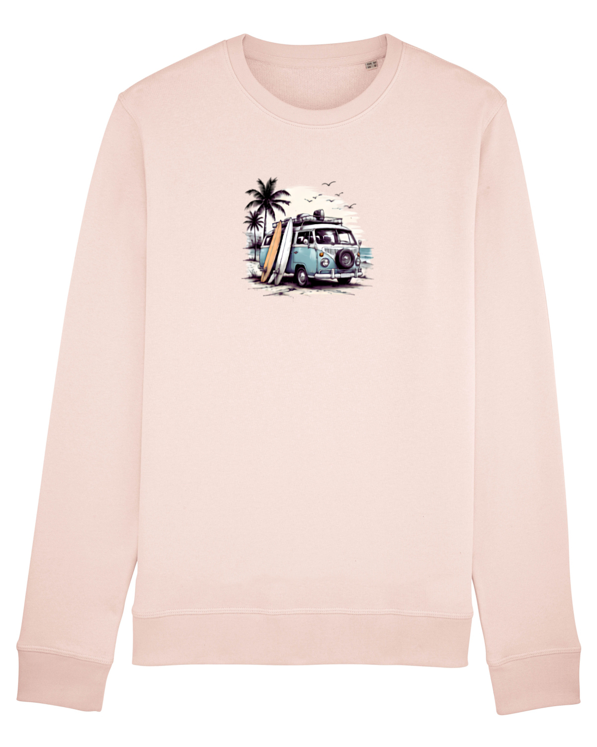 Bluză mânecă lungă Unisex Rise Candy Pink