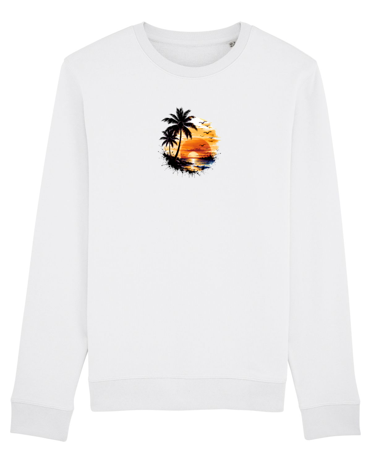Bluză mânecă lungă Unisex Rise White