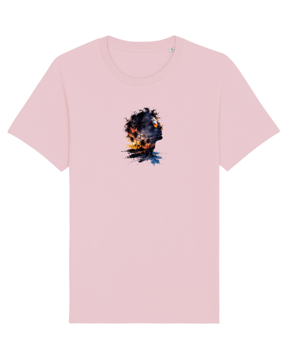 Tricou mânecă scurtă Unisex Rocker Cotton Pink