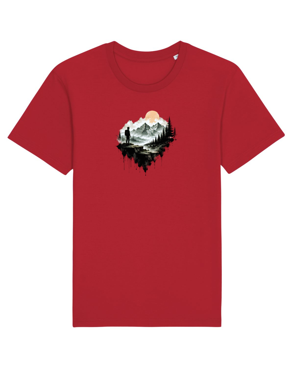 Tricou mânecă scurtă Unisex Rocker Red