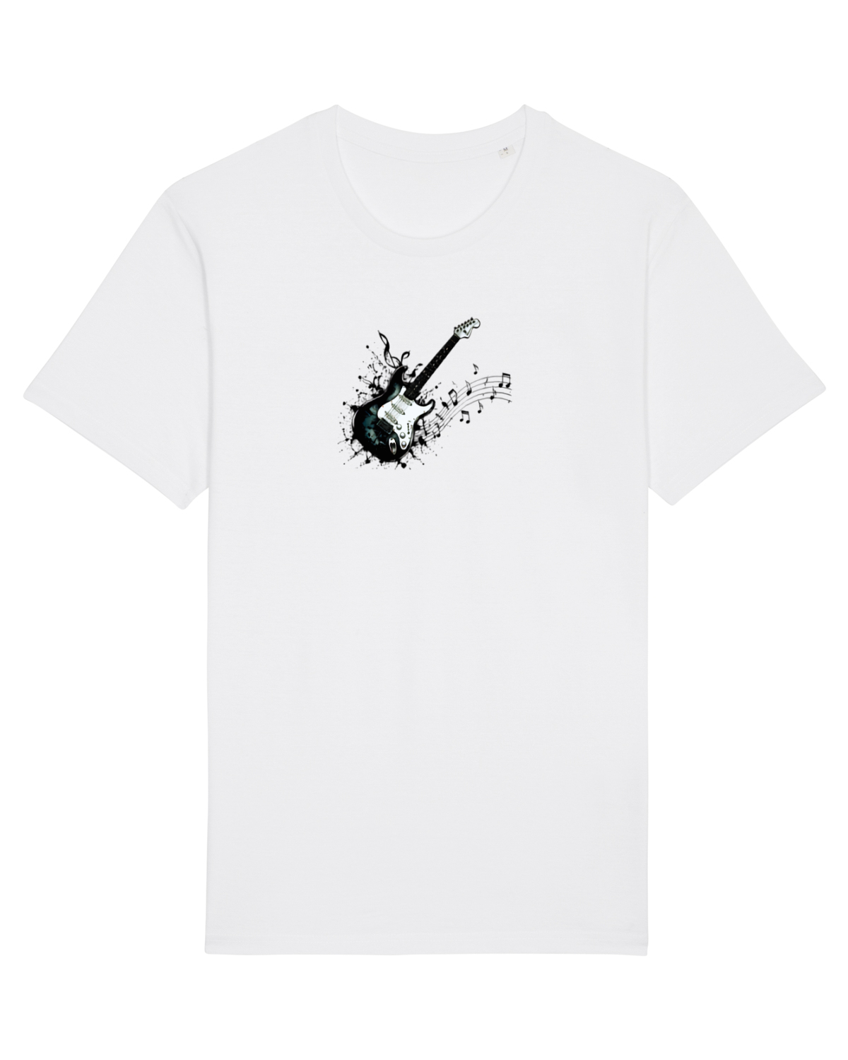 Tricou mânecă scurtă Unisex Rocker White