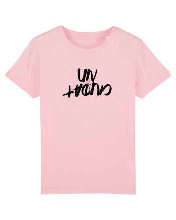Un ciudat (brush, negru) Cotton Pink