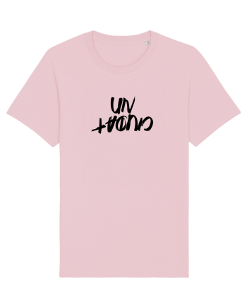 Un ciudat (brush, negru) Cotton Pink
