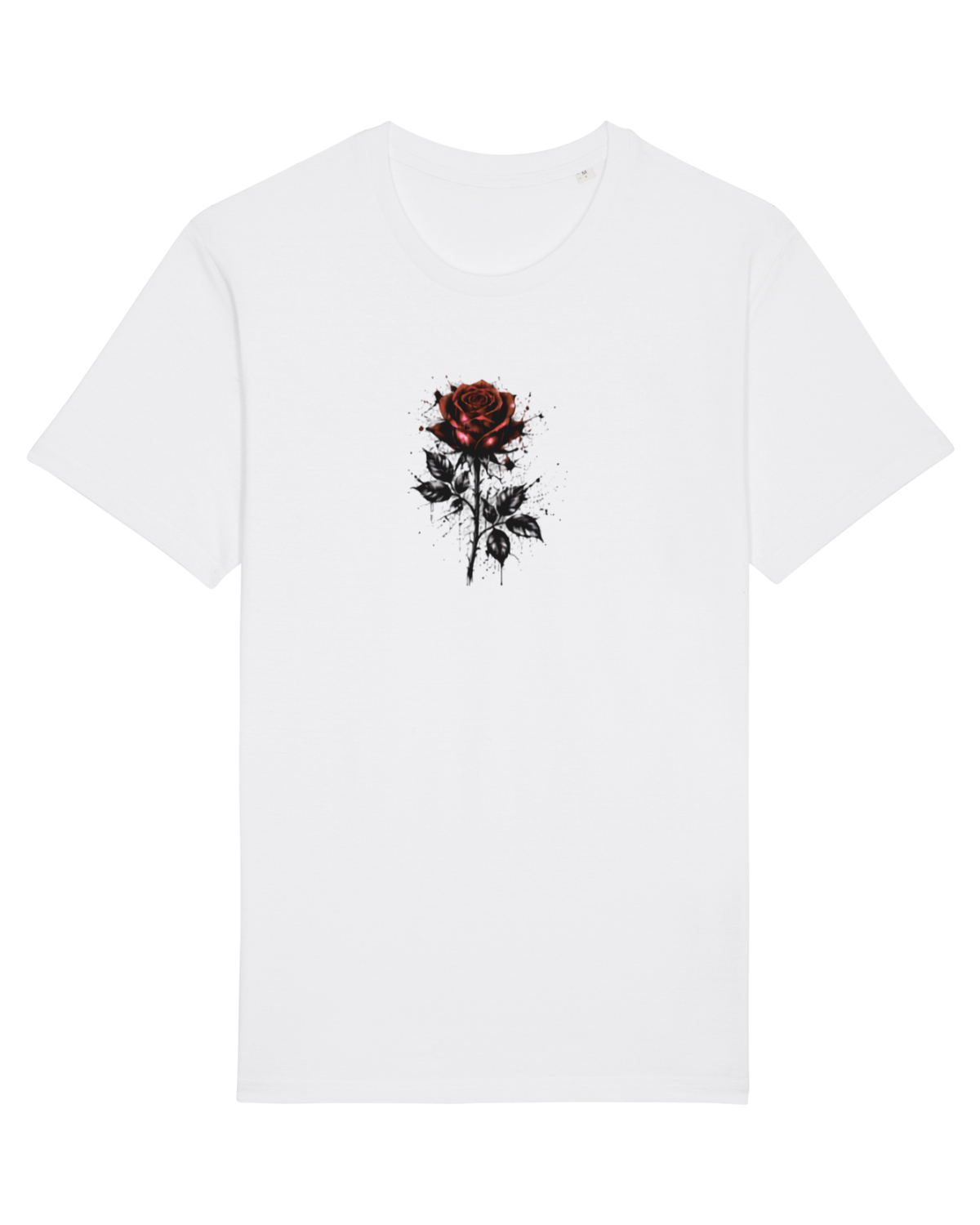 Tricou mânecă scurtă Unisex Rocker White
