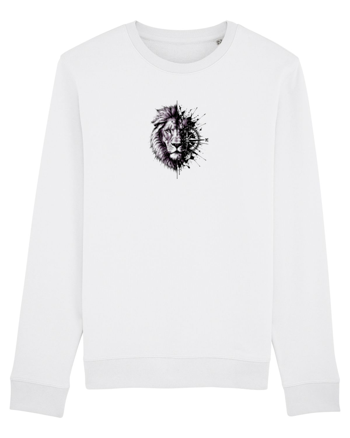 Bluză mânecă lungă Unisex Rise White