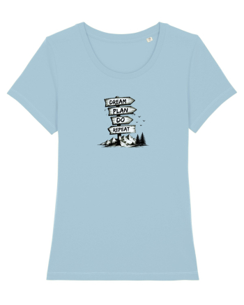Dream. Plan. Do. Repeat. Sky Blue
