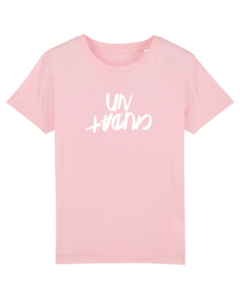 Un ciudat (brush, alb) Cotton Pink