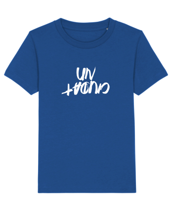 Un ciudat (brush, alb) Majorelle Blue