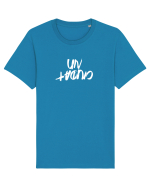 Un ciudat (brush, alb) Tricou mânecă scurtă Unisex Rocker