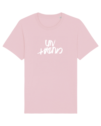 Un ciudat (brush, alb) Cotton Pink