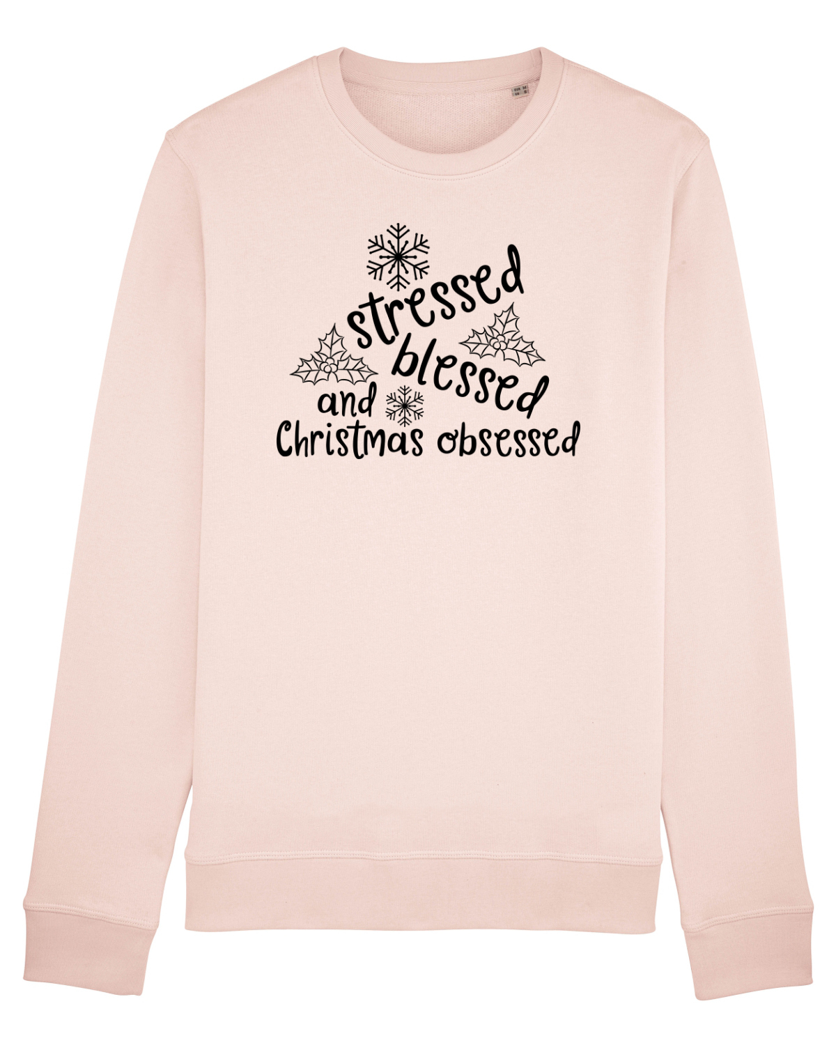 Bluză mânecă lungă Unisex Rise Candy Pink