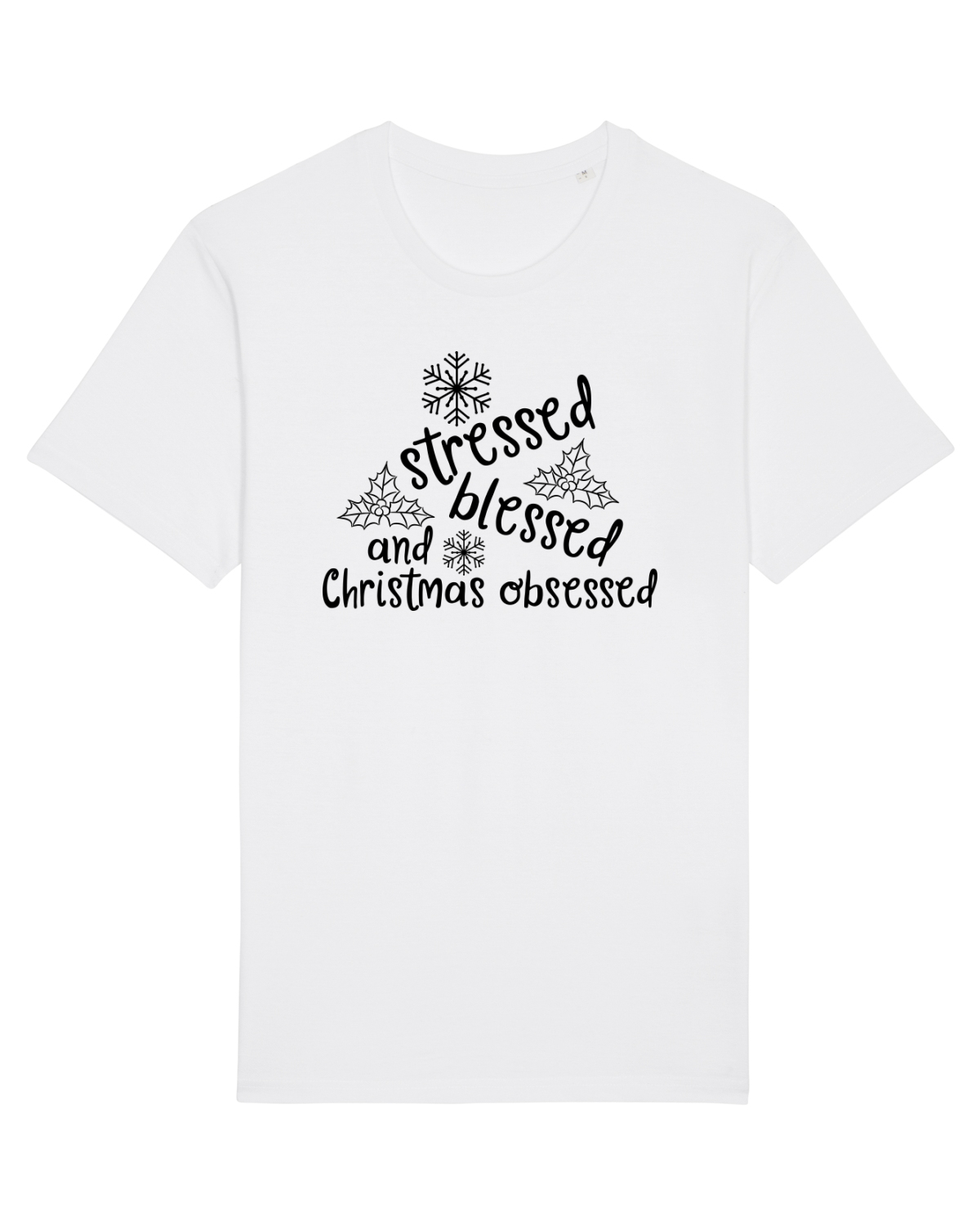 Tricou mânecă scurtă Unisex Rocker White