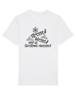 Agitație de Crăciun Tricou mânecă scurtă Unisex Rocker