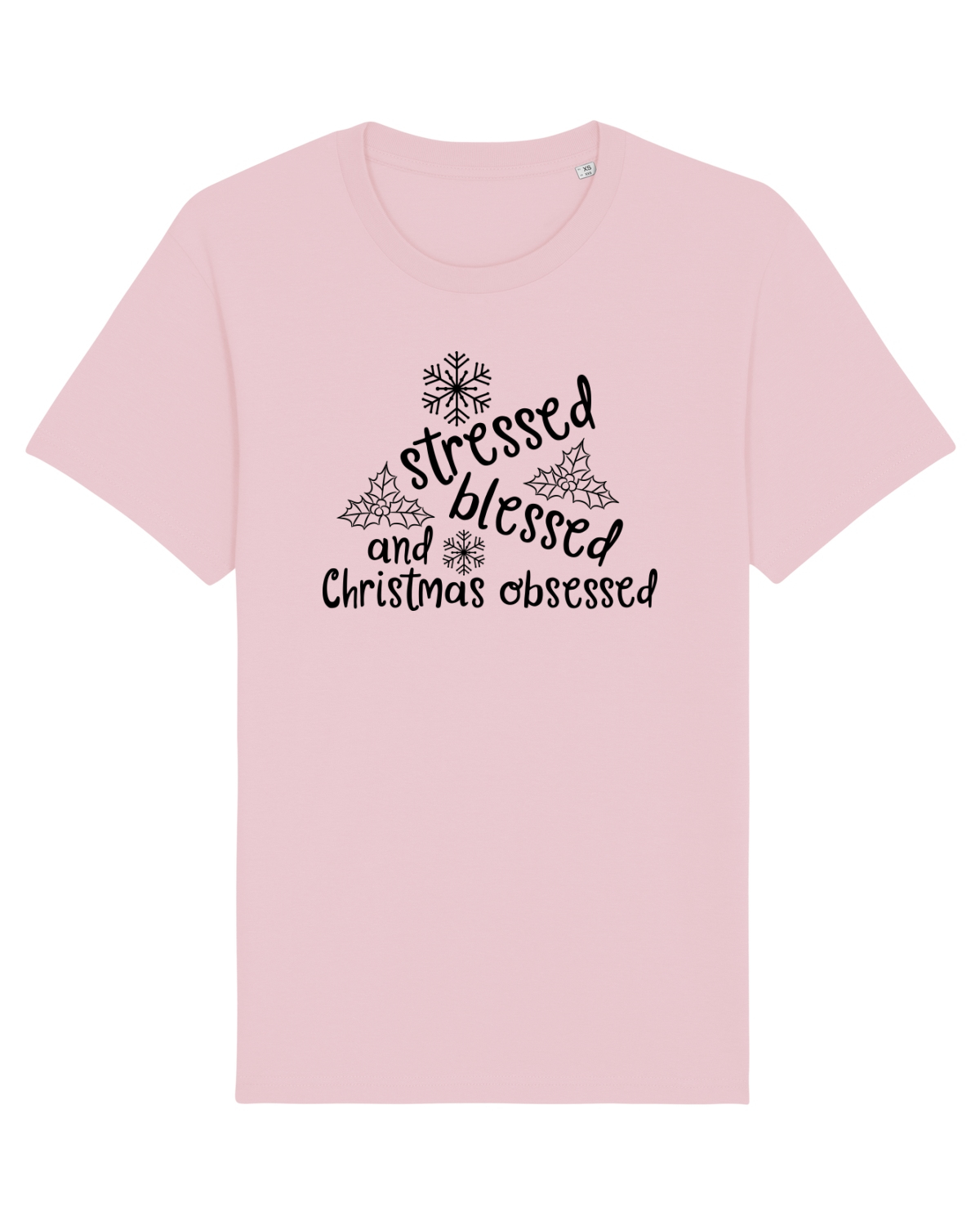 Tricou mânecă scurtă Unisex Rocker Cotton Pink