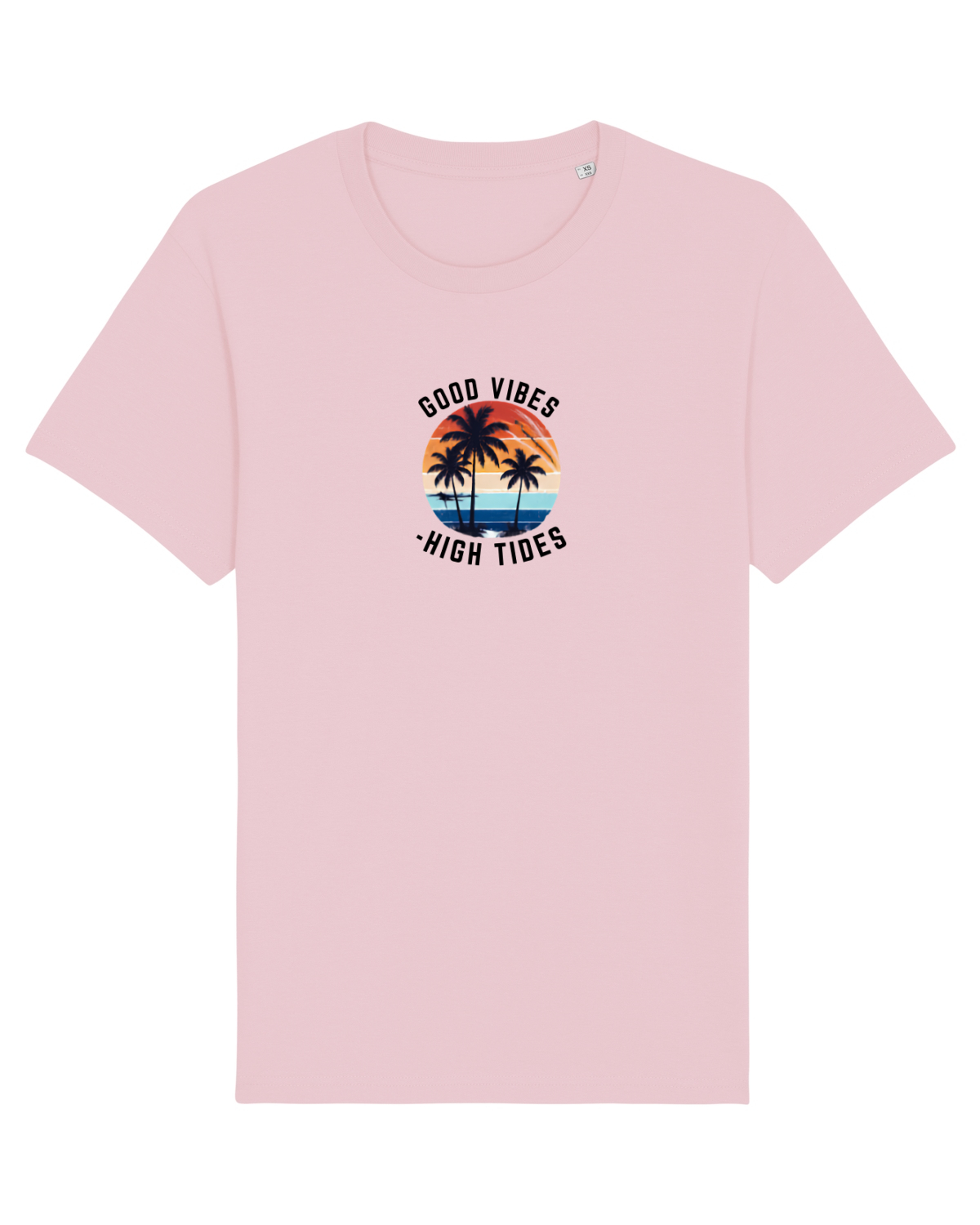 Tricou mânecă scurtă Unisex Rocker Cotton Pink