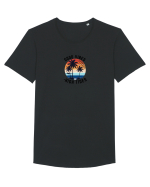 Good vibse  Tricou mânecă scurtă guler larg Bărbat Skater