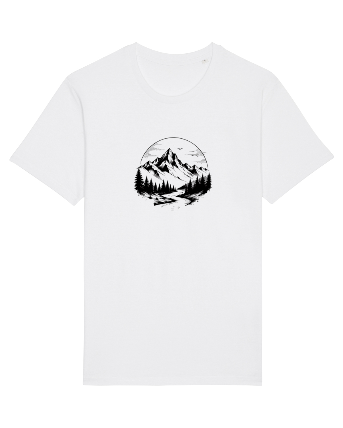 Tricou mânecă scurtă Unisex Rocker White