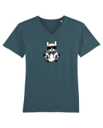 Cool Tricou mânecă scurtă guler V Bărbat Presenter