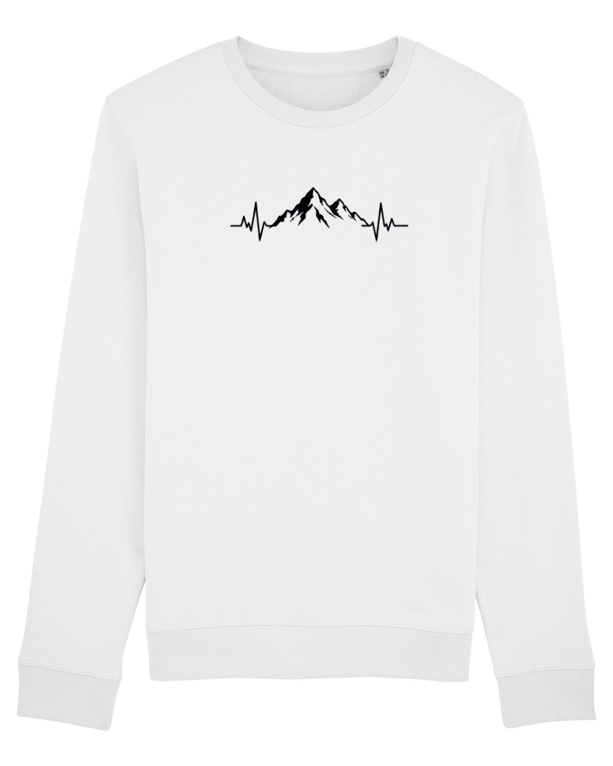 Bluză mânecă lungă Unisex Rise White