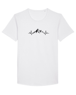Munte Tricou mânecă scurtă guler larg Bărbat Skater