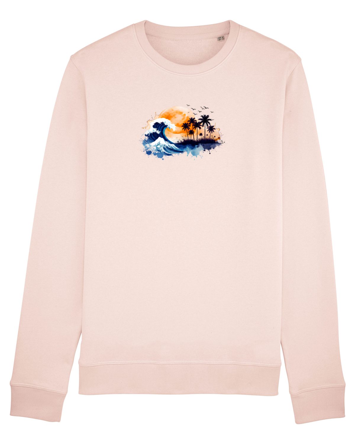 Bluză mânecă lungă Unisex Rise Candy Pink