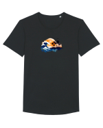 Summer vibes  Tricou mânecă scurtă guler larg Bărbat Skater