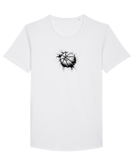 Minge  Tricou mânecă scurtă guler larg Bărbat Skater